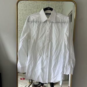 Dolce & Gabbana white mens dress shirt